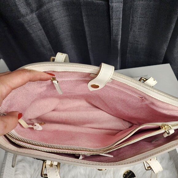 Vintage Dooney and Bourke nautical knot print east/west bucket bag in black - Picture 7 of 11